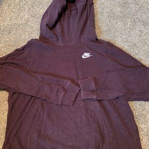 L NIKE purple sweatshirt